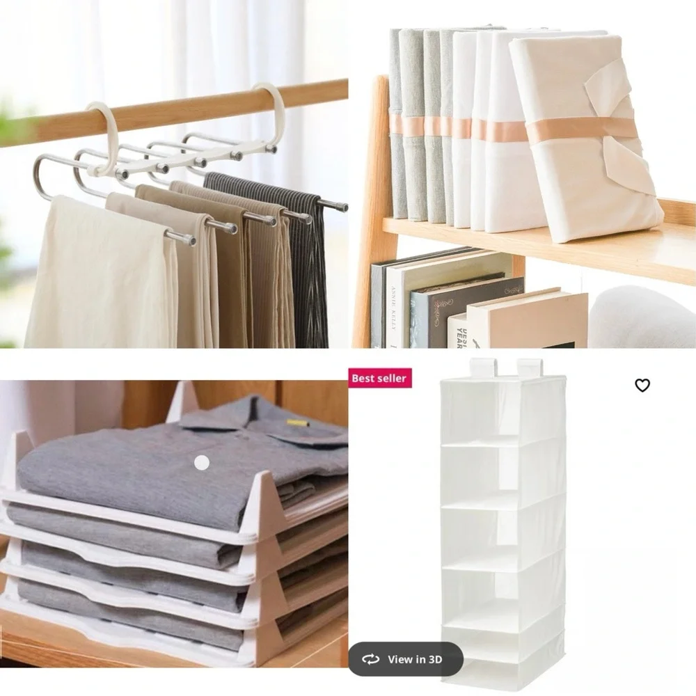 Clothes and Pants organizers bundle